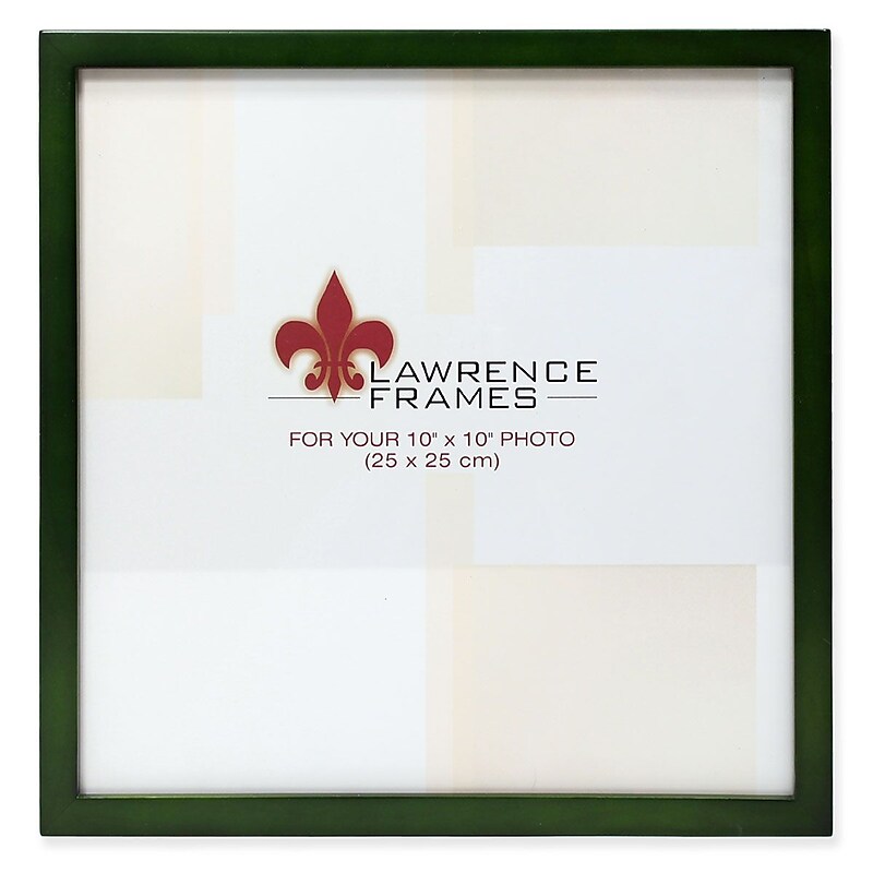 Lawrence Frames 756010 Green Wood 10.9 x 10.9 Picture Frame image 1