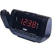 Naxa® NRC-173 Projection AM/FM Dual Alarm Clock