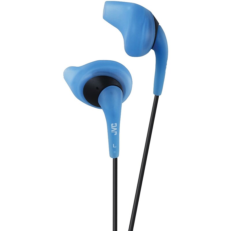 JVC Gumy Sport Earbuds, Blue (JVCHAEN10AK) image 1