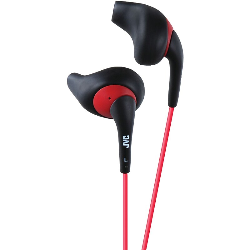 JVC Gumy Sport Earbuds, Black (JVCHAEN10BK) image 1