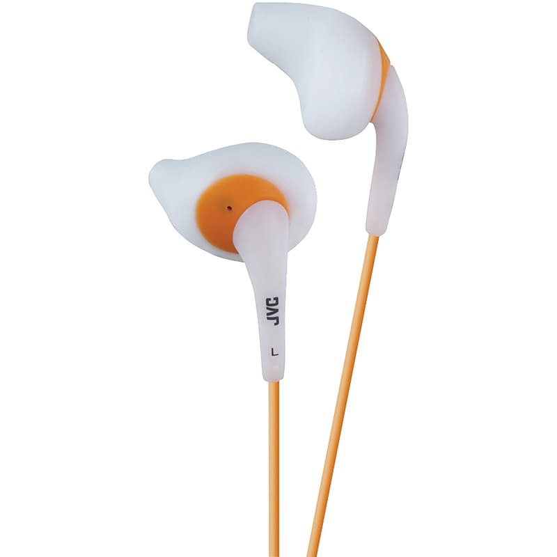 JVC Gumy Sport Earbuds, White (JVCHAEN10WK) image 1