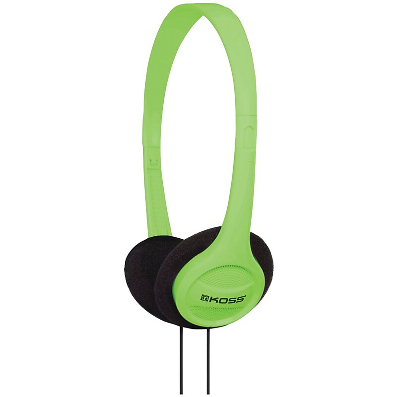 Koss KPH Stereo Headphones, Green (KPH7) image 1