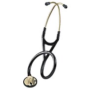 3M™ Littmann® Master Cardiology Stethoscope, 27", Black with Brass (12-216-540)