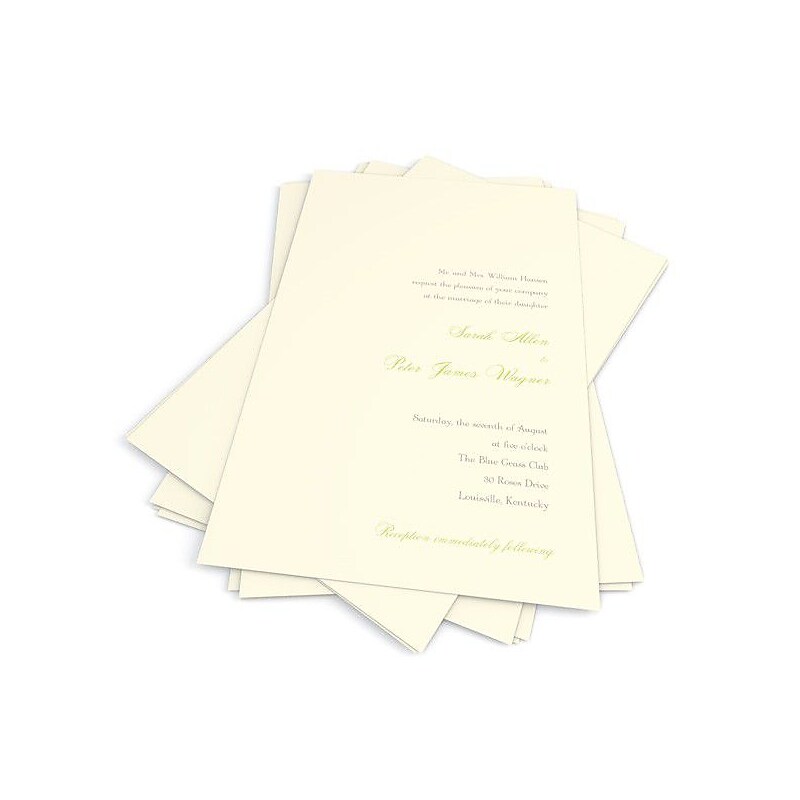 Gartner Studios Invitations Kit, White, 100/Pack (76038) image 1