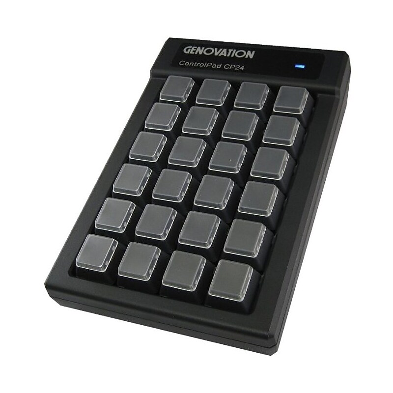 Genovation Controlpad Wired Keypad, Black (CP24-USBHID) image 1