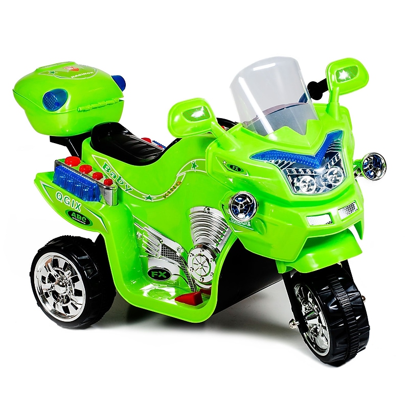 Lil' Rider Battery Powered Plastic 3 Wheel Bike, Green (80-KB901G) image 1