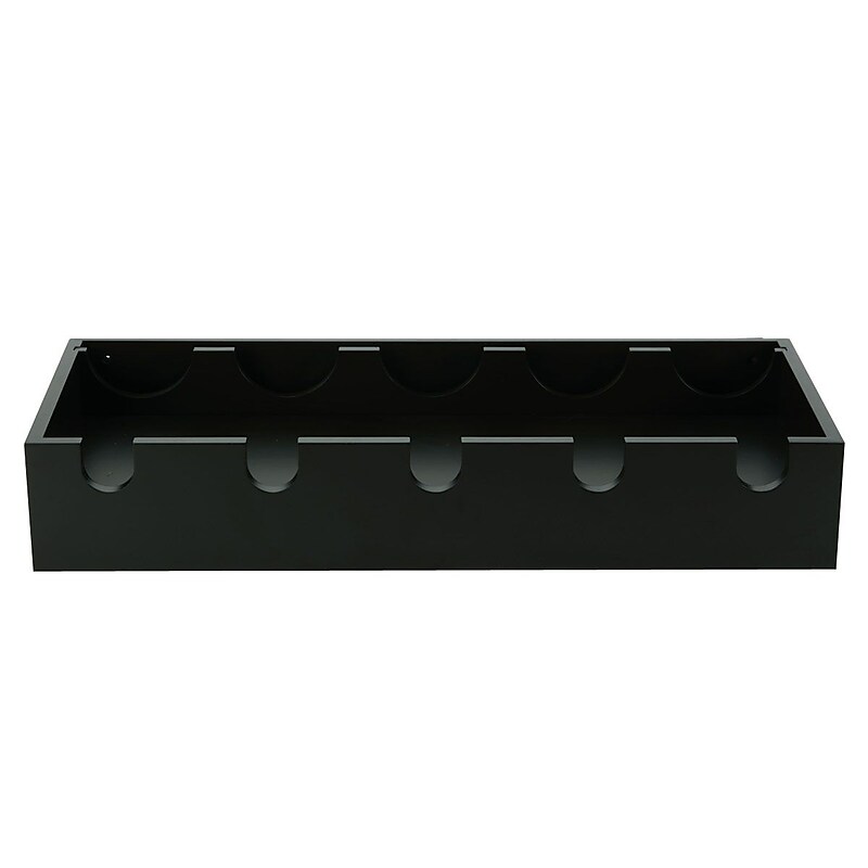 Nexxt FN43642-0 Black Wooden Wine Glass Rack image 1