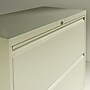 Alera 4-Drawer Mobile Lateral File Cabinet, Letter/Legal Size, Lockable, 53.25"H x 30"W x 19.25"D, Light Gray (ALELF3054LG)~#|#~m001571778_sc7