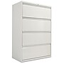 Alera® Four-Drawer Lateral File Cabinet, 36w x 18d x 52 1/2h, Light Gray (ALELF3654LG)~#|#~m001571792_sc7