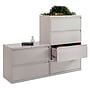 Alera® Four-Drawer Lateral File Cabinet, 36w x 18d x 52 1/2h, Light Gray (ALELF3654LG)~#|#~m001571796_sc7