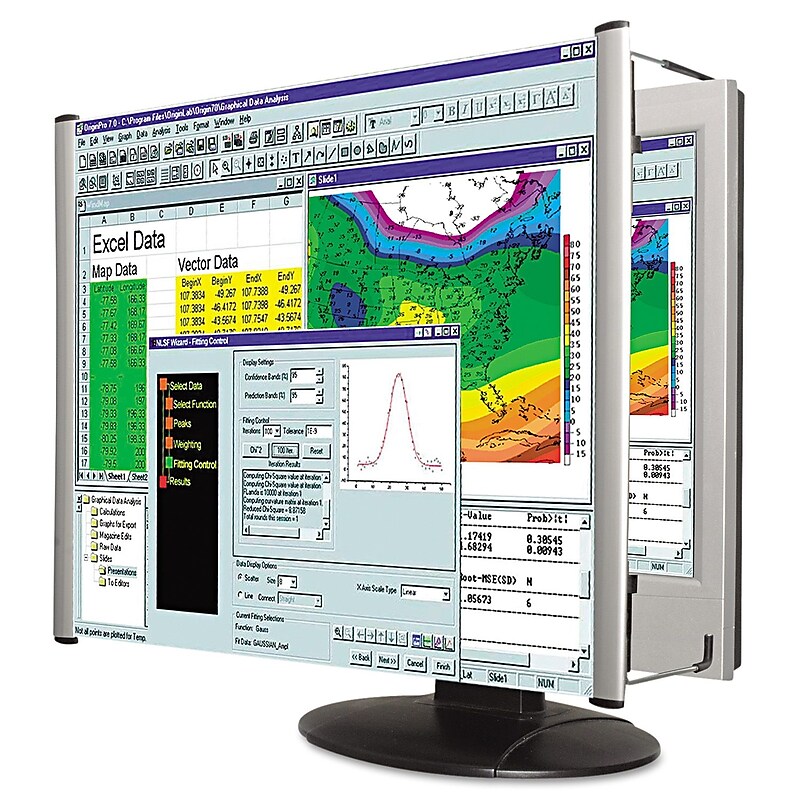 Kantek Lightweight, LCD Monitor Magnifier Filter, Fits 17" LCD Screen (KTKMAG17L) image 1