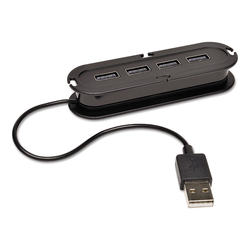 Tripp Lite 4-Port USB 2.0 Hub, Black (TRPU222004R) image 1