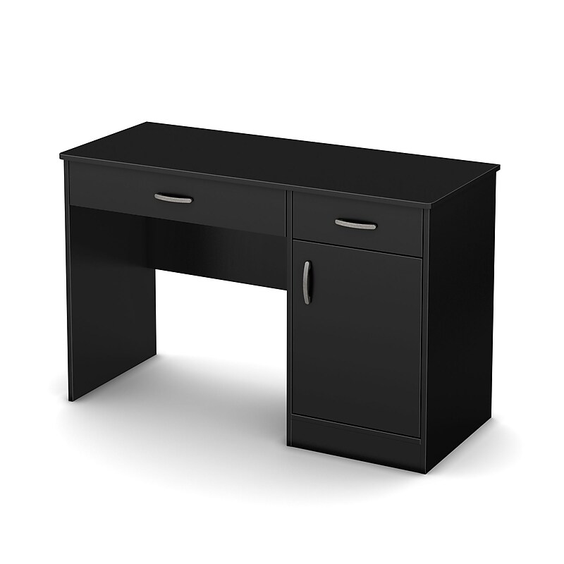South Shore Axess 44"W Small Desk, Pure Black (7270070) image 1