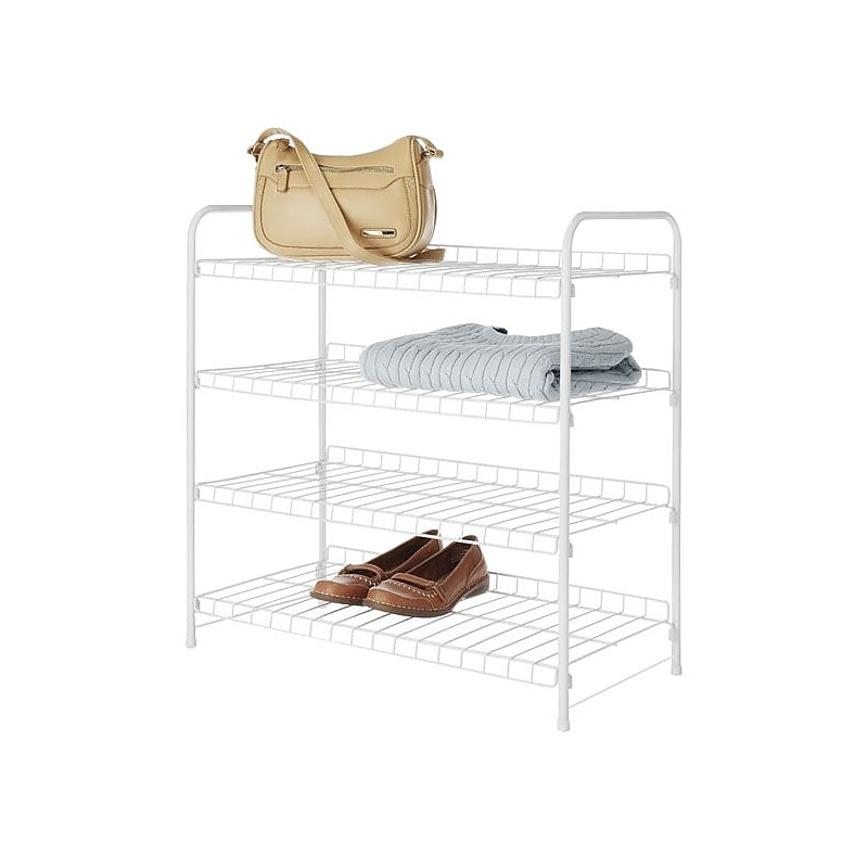 Whitmor 4-Tier Closet Shelves, White (60234139CB) image 1
