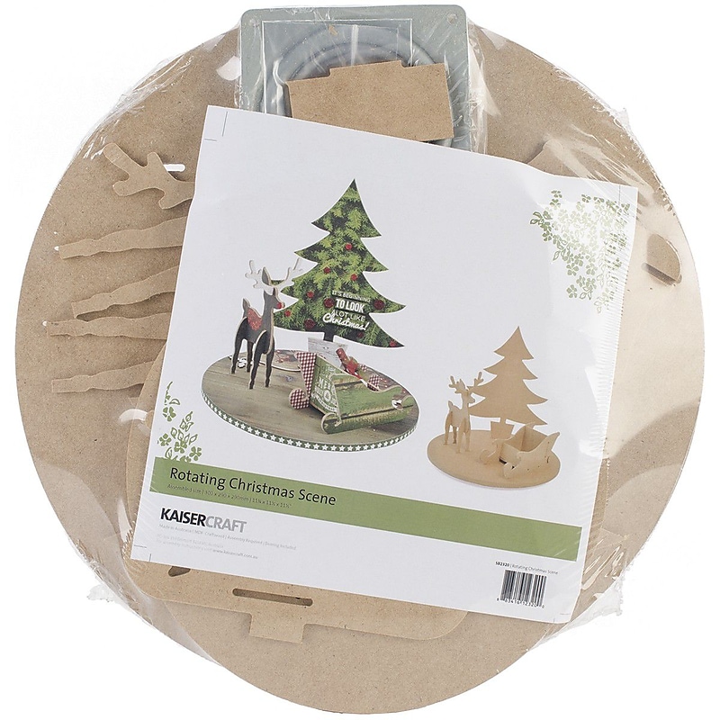 Kaisercraft Beyond The Page MDF Rotating Christmas Scene, 11 3/4" x 11 1/2" x 11 1/2" image 1