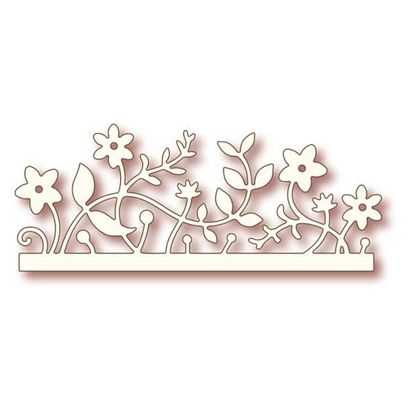 Wild Rose Studio 2" x 5 1/2" Specialty Die, Woodland Border image 1