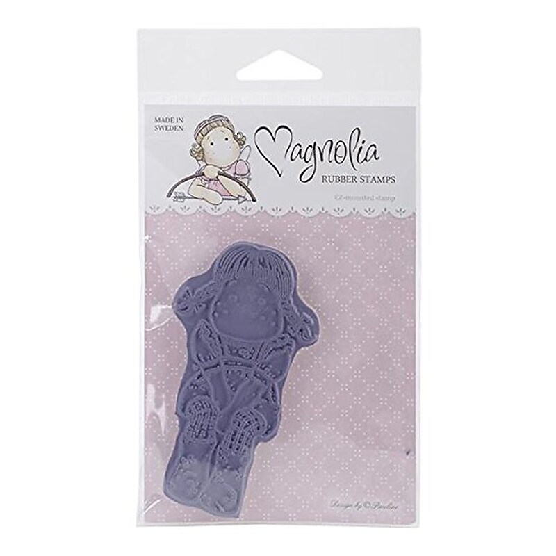 Magnolia So Heavenly Cherry Tilda Rubber Cling Stamp, 3 3/4" x 6 1/2", Purple (729004-1) image 1