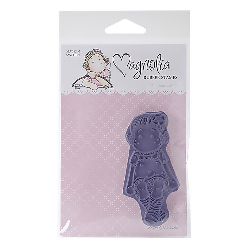 Magnolia Lazy Summer Days Berry Tilda Rubber Cling Stamp, 6 1/2" x 3 1/2", Purple (710006-1) image 1