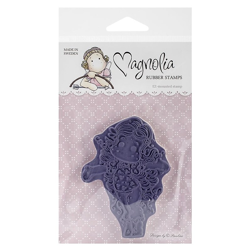 Magnolia Lazy Summer Days Pier Background Rubber Cling Stamp, 6 1/2" x 3 1/2", Purple (710019-1) image 1