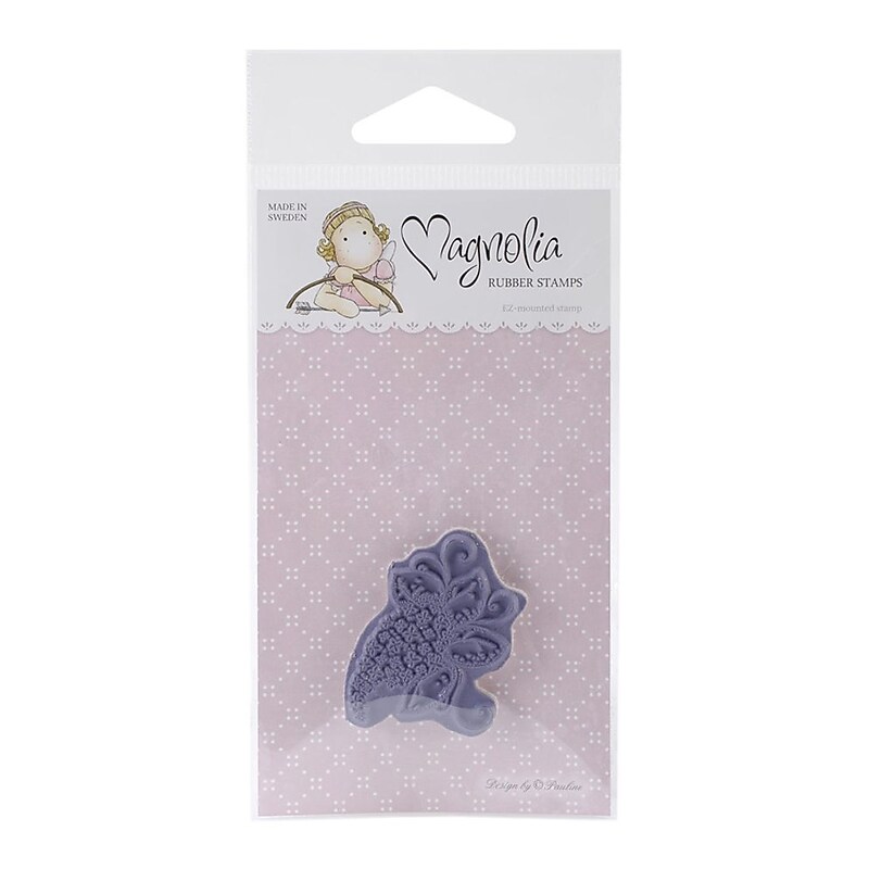Magnolia And Lilacs Lilac Summer Rubber Cling Stamp, 6 1/2" x 3 1/2", Purple (500023-1) image 1