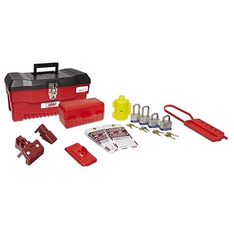 Bilingual Electrical Starter Kit, Electrical Lockout Starter Kit Tool Box With Contents image 1