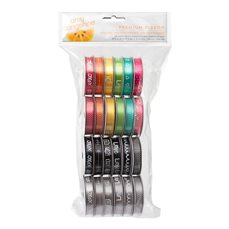 American Crafts Ribbon, Tangarine (366862) image 1
