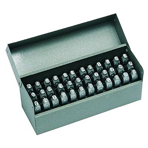 C.H. Hanson® 36 Pieces Standard Steel Hand Stamp Set, 1/4" at Staples