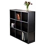 Winsome 40"H x 38"W Cube Storage, Black (20040)~#|#~m001640359_sc7