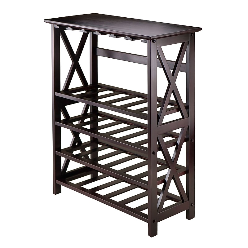 Winsome 24-Bottle Wood Wine Rack, Espresso (92432) image 1