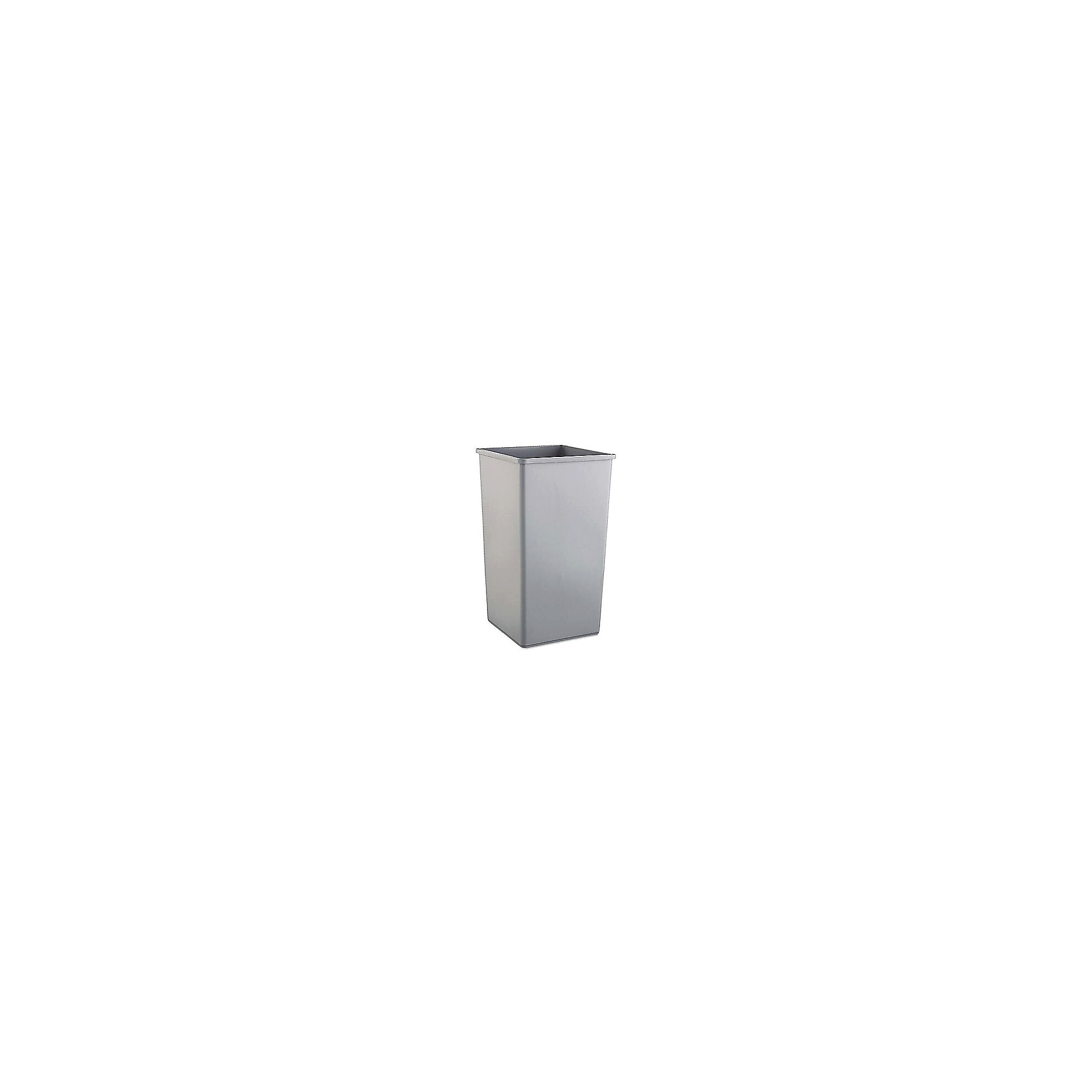 Rubbermaid Untouchable Waste Containers, Square, 50-Gallon, Grey Sansujyuku sansujyuku.com