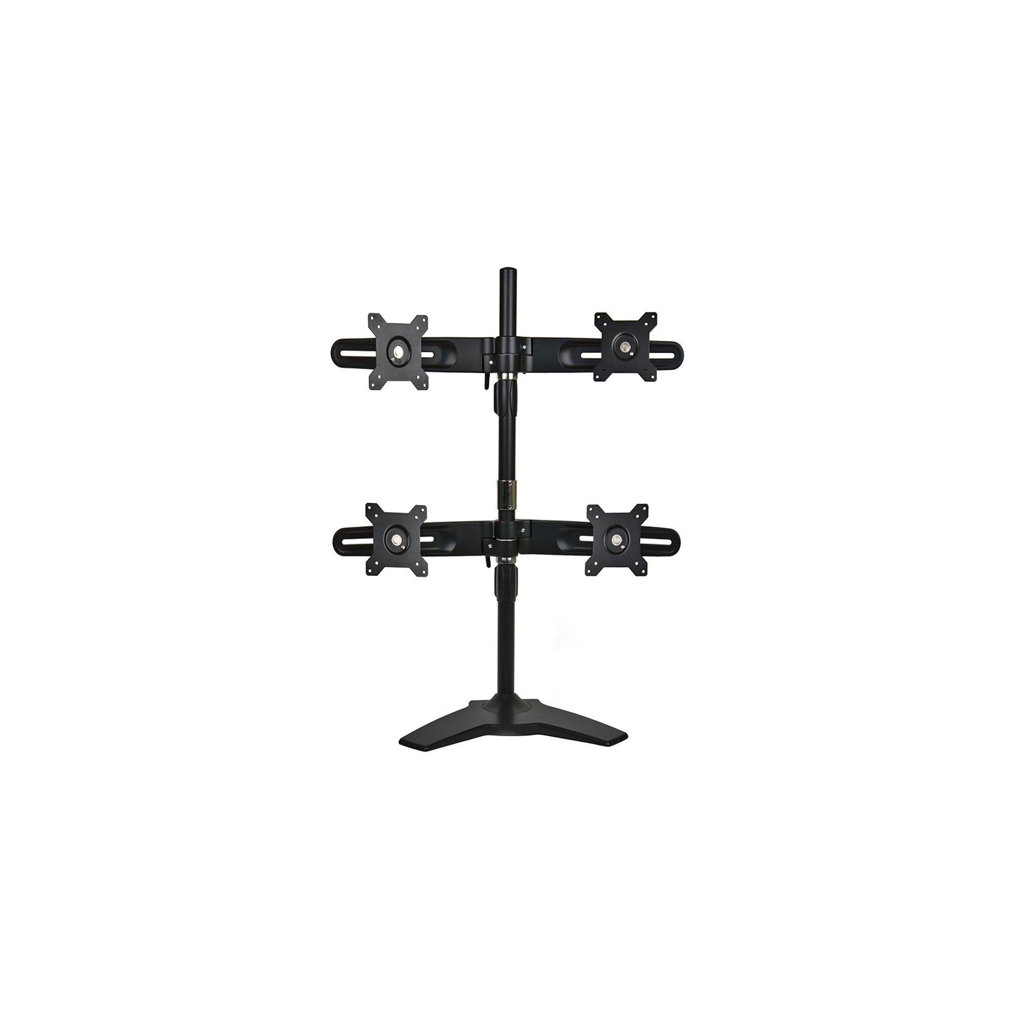 Planar Quad Monitor Stand Adjustable, Up to 24″, Black (997-5602-00) Sansujyuku sansujyuku.com