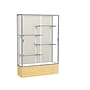 Ghent 72" x 48" Wood, Aluminum & Glass Display Case, Light Oak~#|#~m001686565_sc7