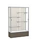 Ghent 72" x 48" Wood, Aluminum & Glass Display Case, Walnut~#|#~m001686567_sc7