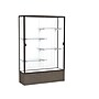 Ghent 72" x 48" Aluminum & Wood Display Case, Walnut~#|#~m001686569_sc7