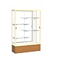 Ghent 72" x 48" Glass & Aluminum Display Case, Carmel & Gold~#|#~m001686577_sc7