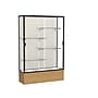 Ghent 72" x 48" Wood, Aluminum & Glass Trophy Display Case, Autumn Oak~#|#~m001686580_sc7