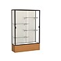 Ghent 72" x 48" Wood, Aluminum & Glass Trophy Display Case, Carmel Oak~#|#~m001686581_sc7