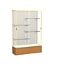 Ghent 72" x 48" Aluminum Display Case, Carmel Oak~#|#~m001686583_sc7