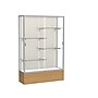Ghent 72" x 48" Wood, Aluminum & Glass Display Case, Autumn Oak~#|#~m001686584_sc7