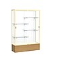 Ghent 72" x 48" Metal & Glass Display Case, Autumn Oak~#|#~m001686588_sc7