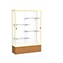 Ghent 72" x 48" Metal & Glass Display Case, Carmel Oak~#|#~m001686589_sc7