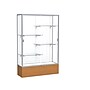 Ghent 72" x 48" Metal Display Case, Carmel Oak~#|#~m001686591_sc7