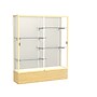 Ghent 72" x 60" Wood, Aluminum & Glass Reliant Series Case, Light Oak~#|#~m001686594_sc7