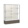 Ghent 72" x 60" Wood & Glass Display Case, Walnut~#|#~m001686597_sc7