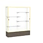 Ghent 72" x 60" Metal & Glass Reliant Display Case, Walnut~#|#~m001686601_sc7