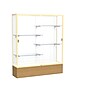 Ghent 72" x 60" Metal & Glass Reliant Display Case, Autumn Oak~#|#~m001686612_sc7