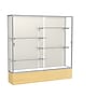 Ghent 72" x 72" Wood, Aluminum & Glass Trophy Display Case, Light Oak~#|#~m001686620_sc7