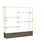 Ghent 72" x 72" Wood, Aluminum & Glass Series Case, Walnut~#|#~m001686625_sc7