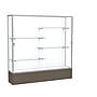 Ghent 72" x 72" Metal & Glass Display Case, Walnut~#|#~m001686627_sc7