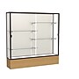 Ghent 72" x 72" Metal & Glass Reliant Display Case, Autumn Oak~#|#~m001686628_sc7